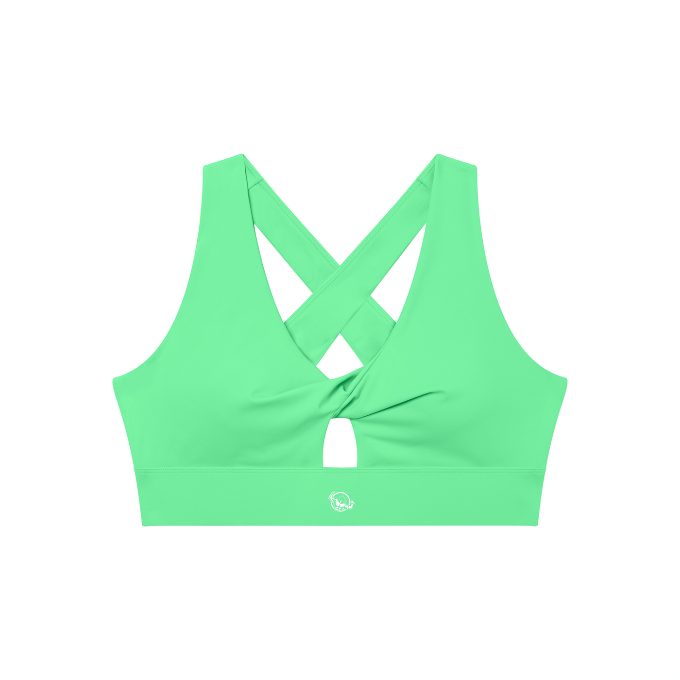 Women's Twist Front V-Neck Sports Bra
