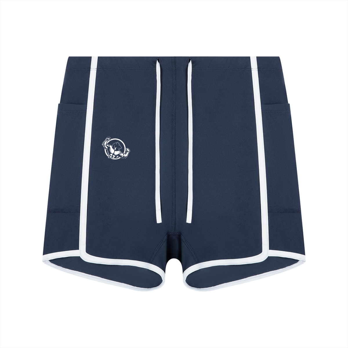 Women's High Waisted Ringer Yoga Shorts