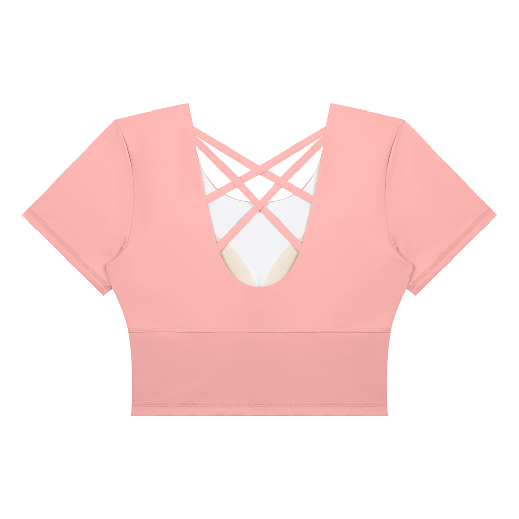 Women's Crop Yoga T-Shirt
