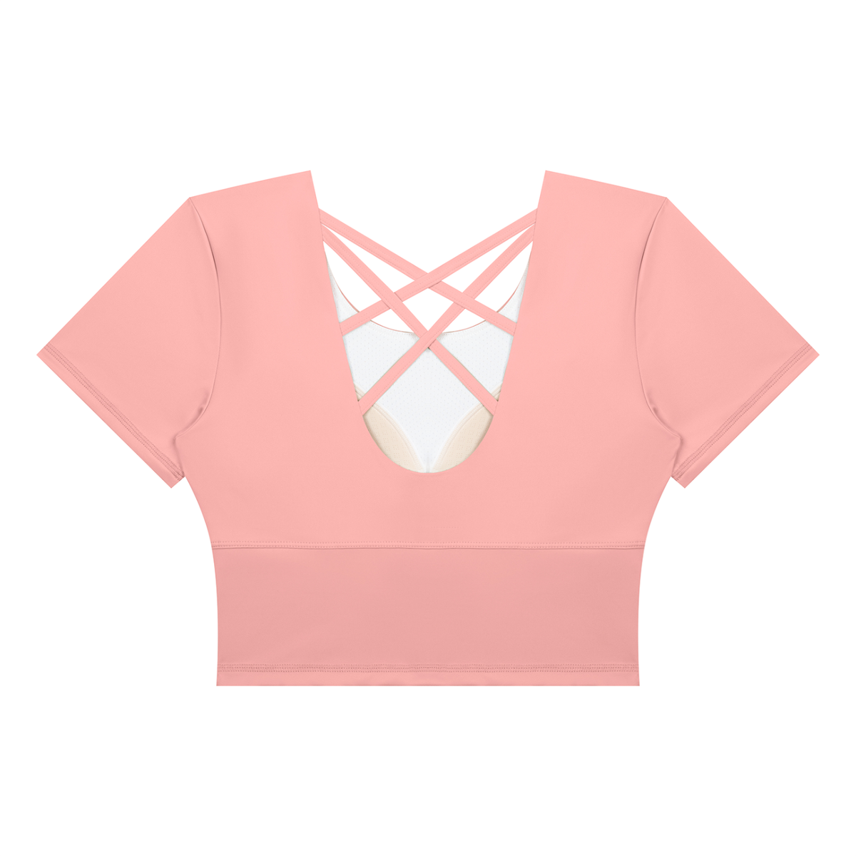 Women's Crop Yoga T-Shirt
