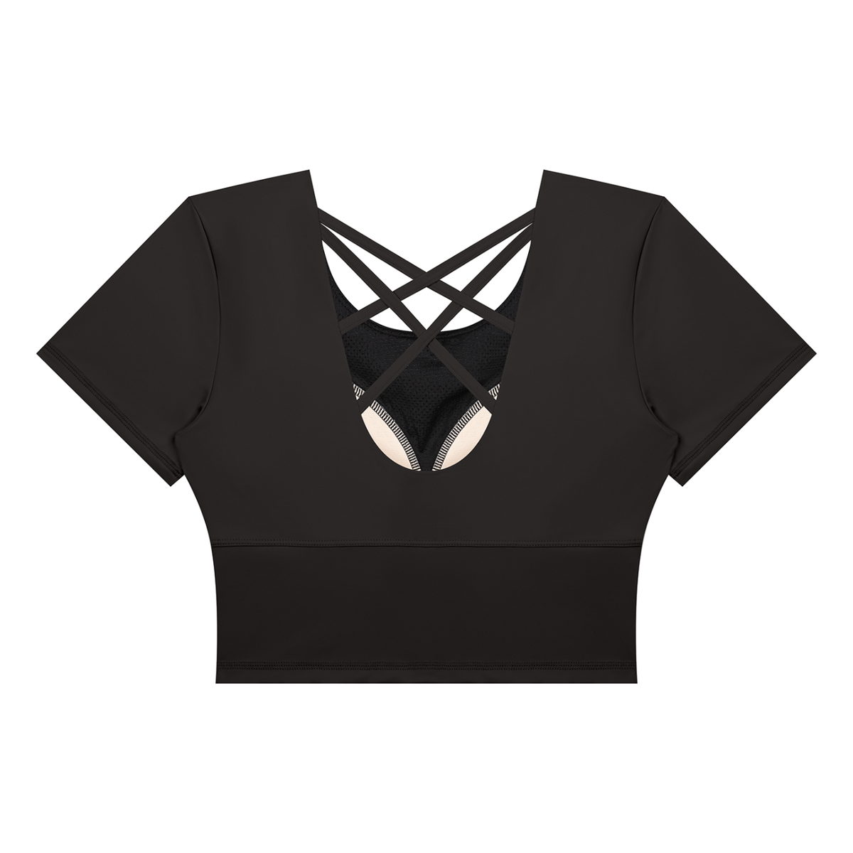 Women's Crop Yoga T-Shirt
