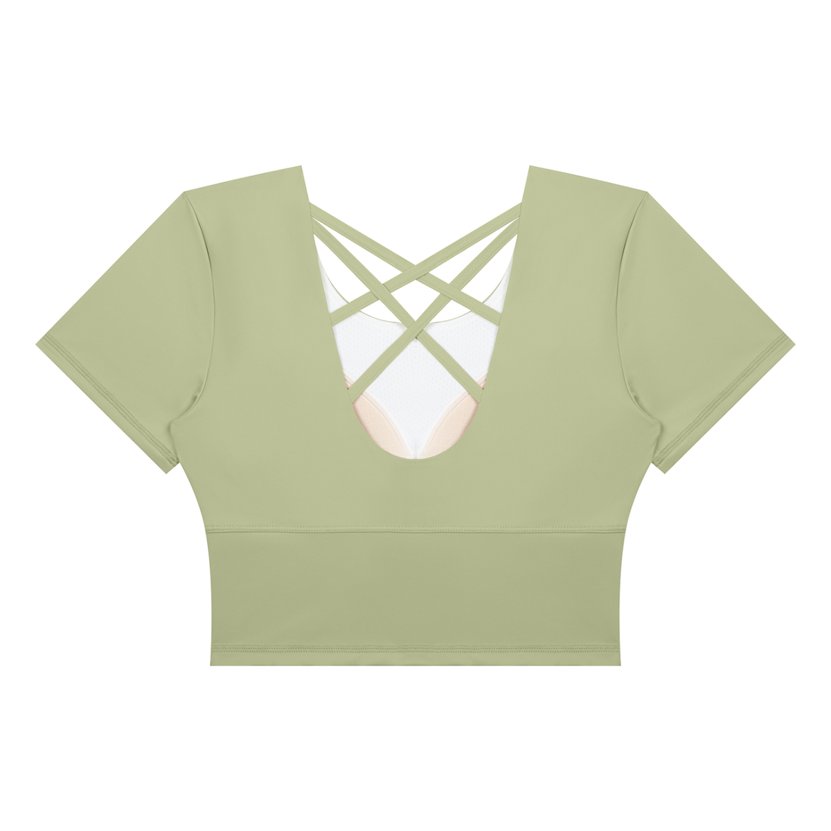 Women's Crop Yoga T-Shirt