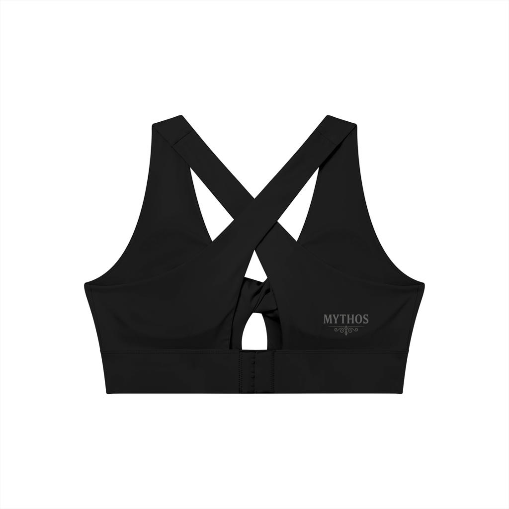 Women's Twist Front V-Neck Sports Bra