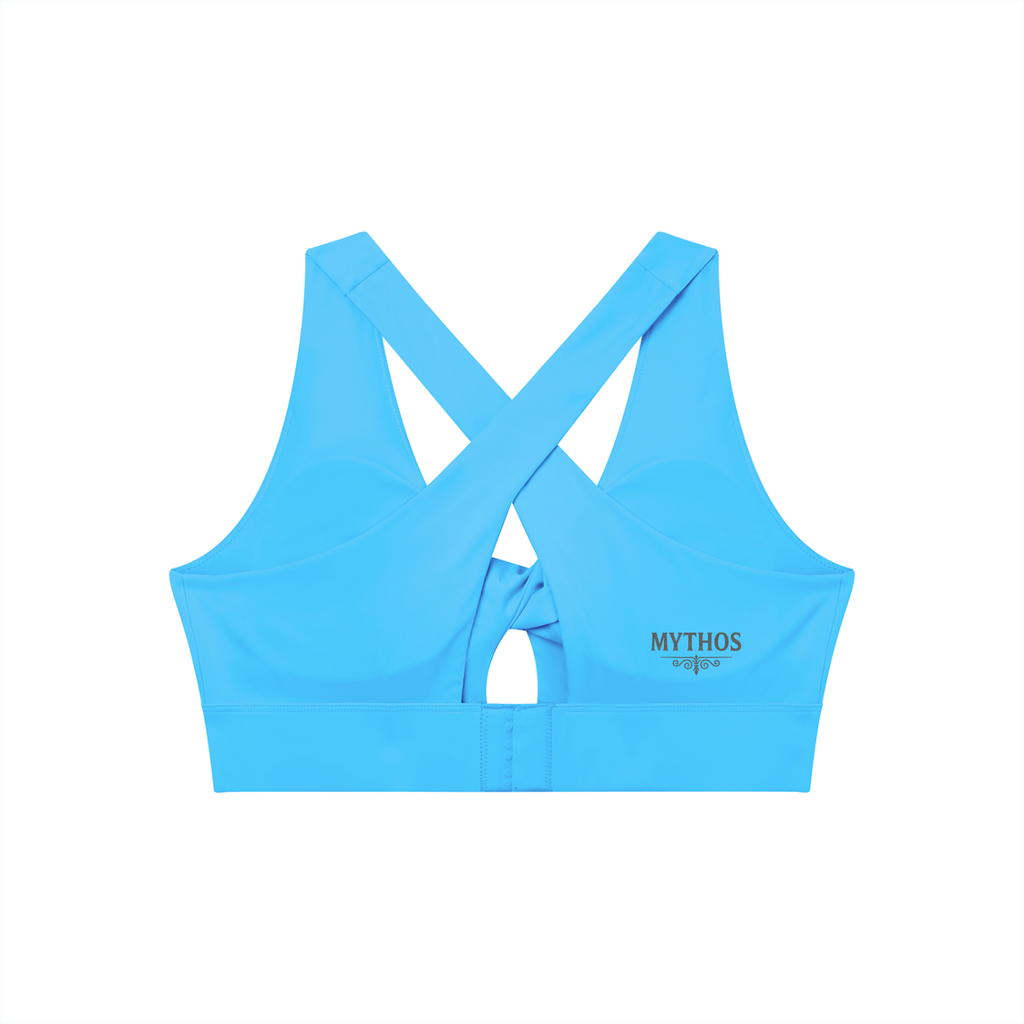 Women's Twist Front V-Neck Sports Bra