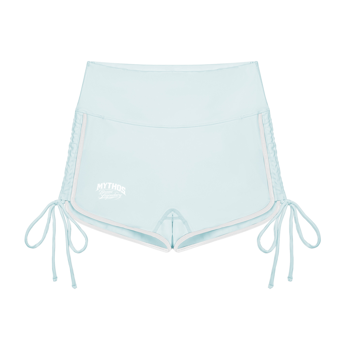 Women’s Color Block High Waisted Yoga Shorts