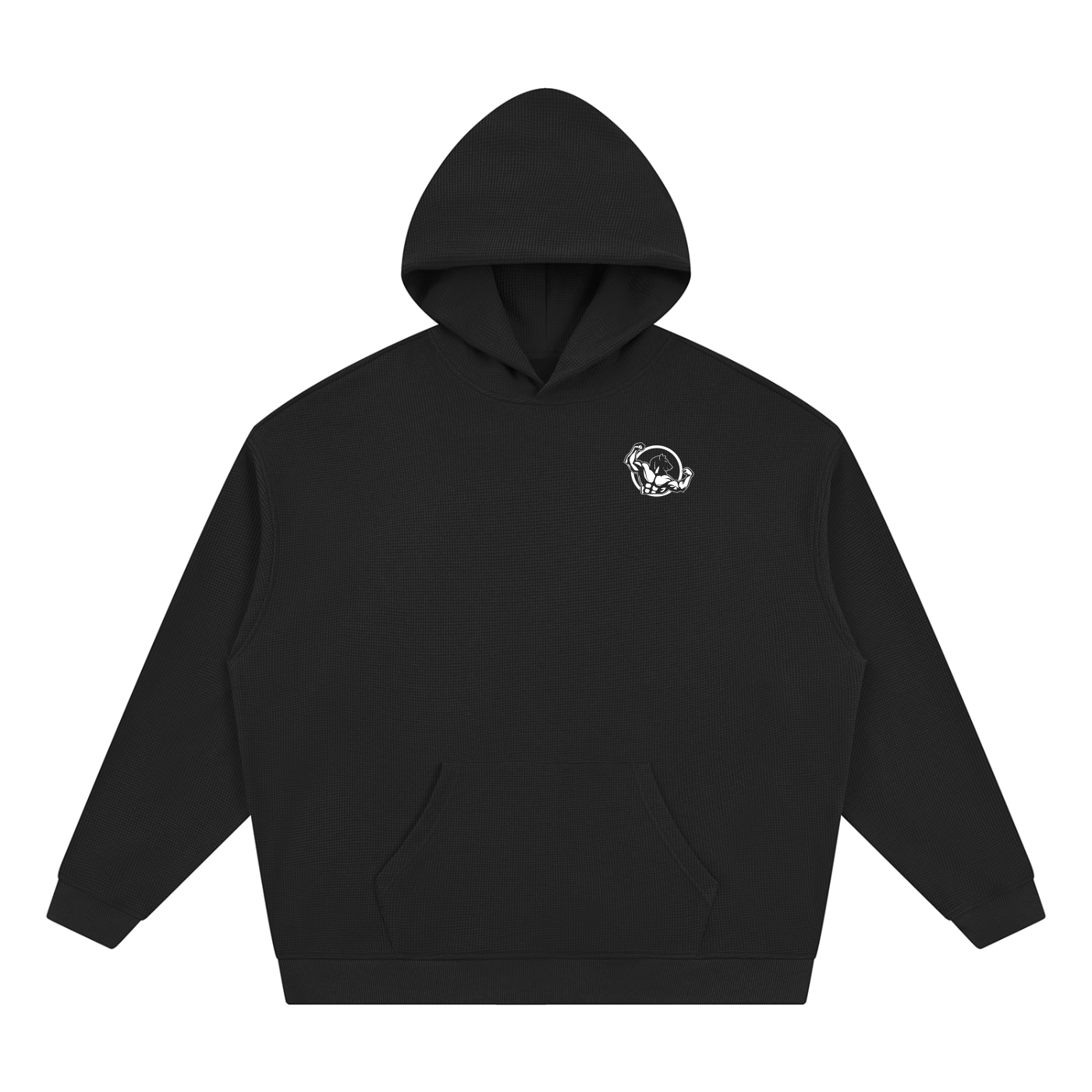 Unisex Waffle Hoodie Gorilla