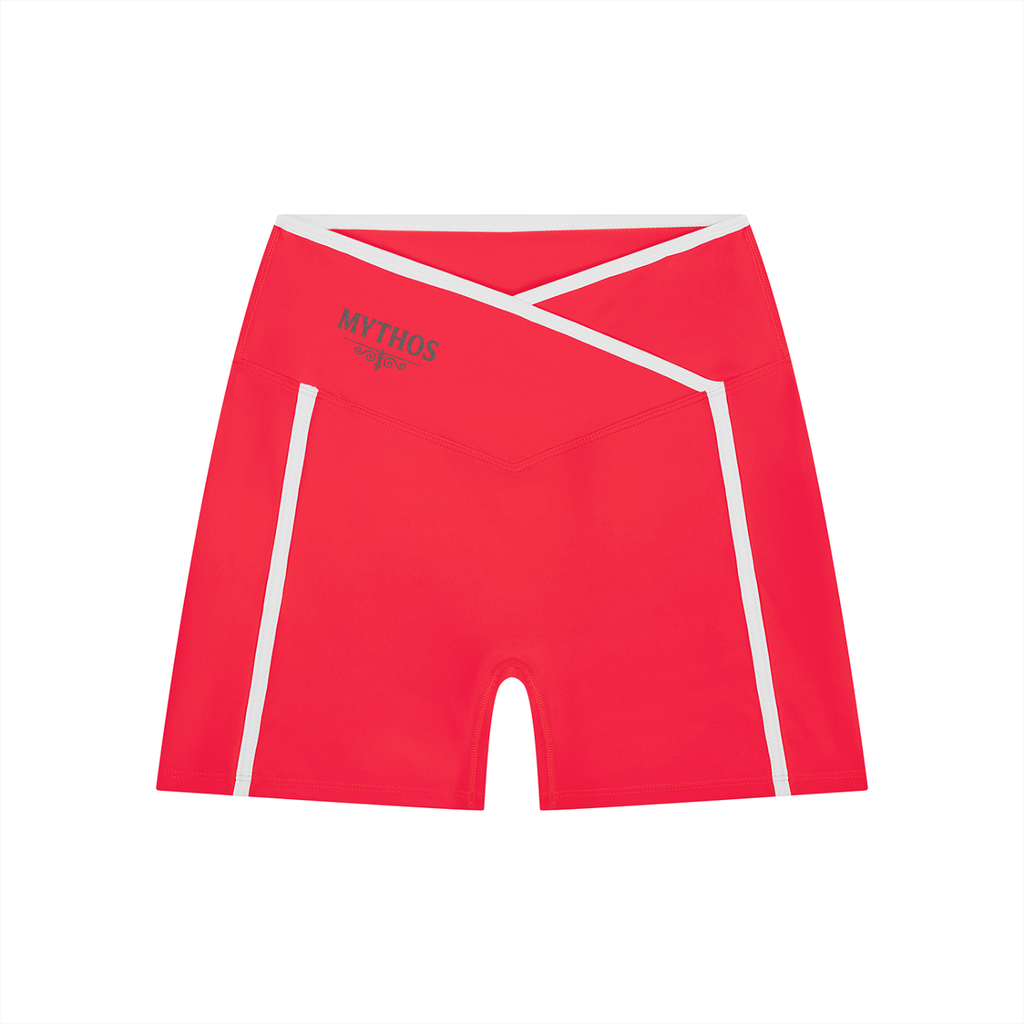 Women’s High Rise Color Block Yoga Shorts