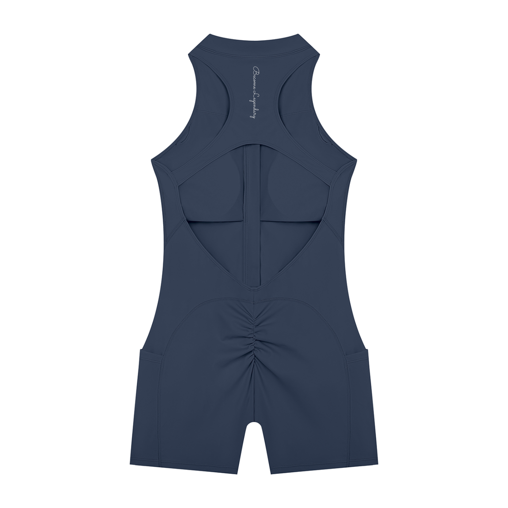 Women’s Quarter-Zip Yoga Romper