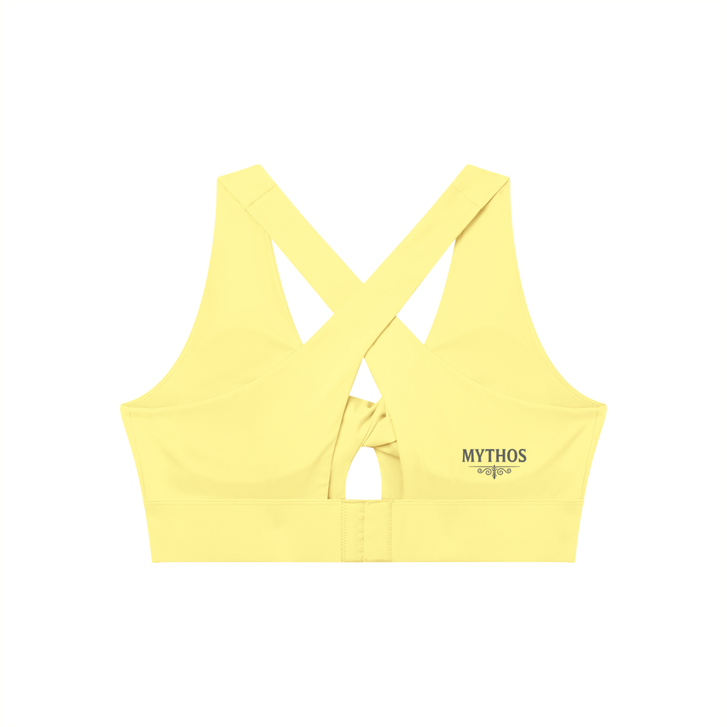Women's Twist Front V-Neck Sports Bra