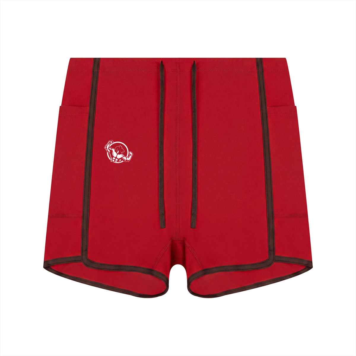 Women's High Waisted Ringer Yoga Shorts