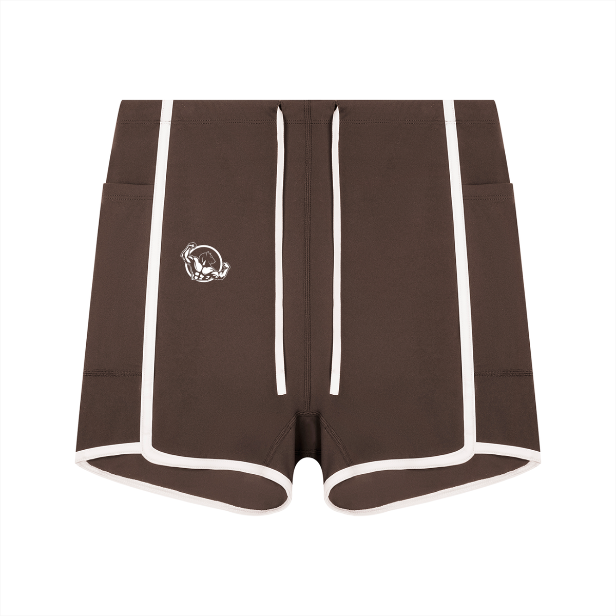 Women's High Waisted Ringer Yoga Shorts