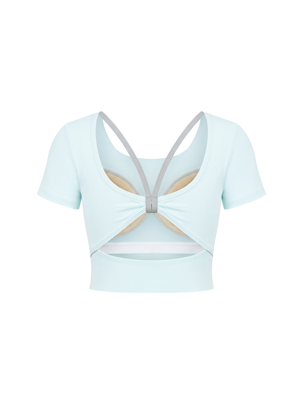 Women's Color Block Yoga T-Shirt