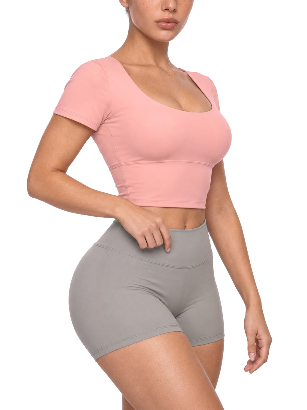 Women's Crop Yoga T-Shirt